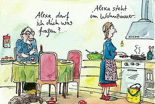 gezeichneter Cartoon